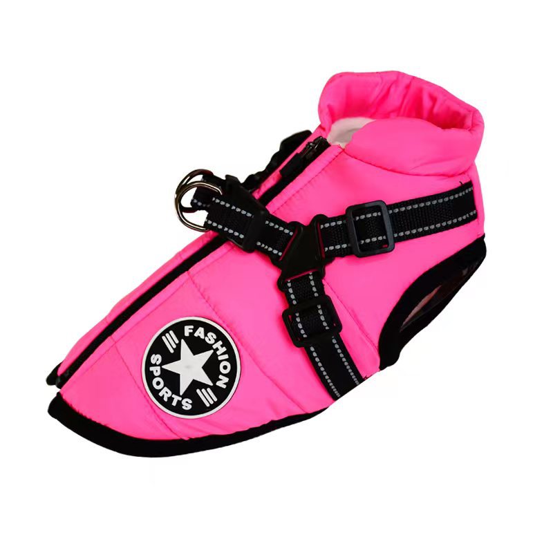 Reflective Big Dog Cotton Padded Waterproof Warm Pet Winter Jacket